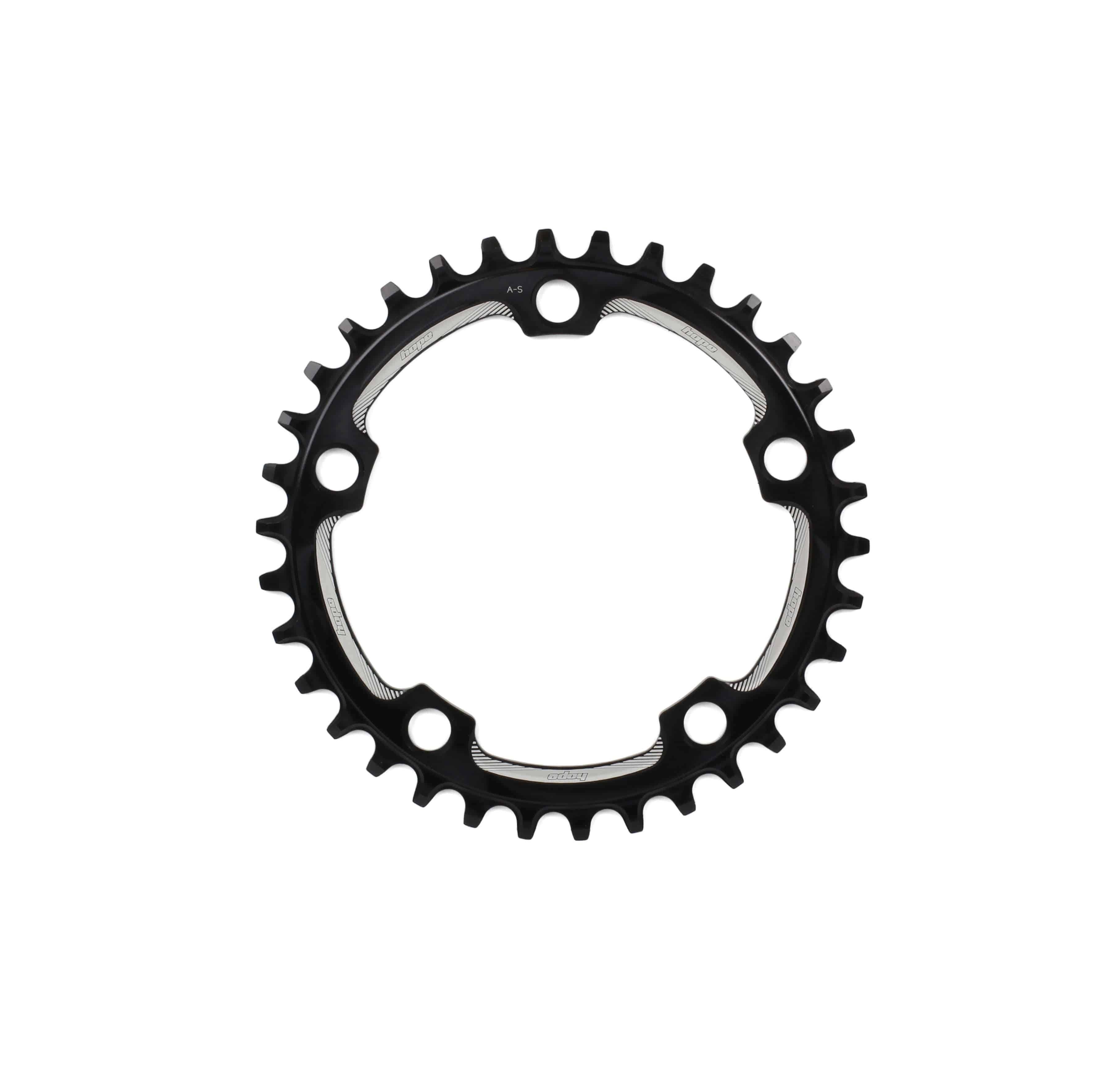 Hope Retainer Ring - 110BCD - 5 Bolt - Black | Swinnerton Cycles