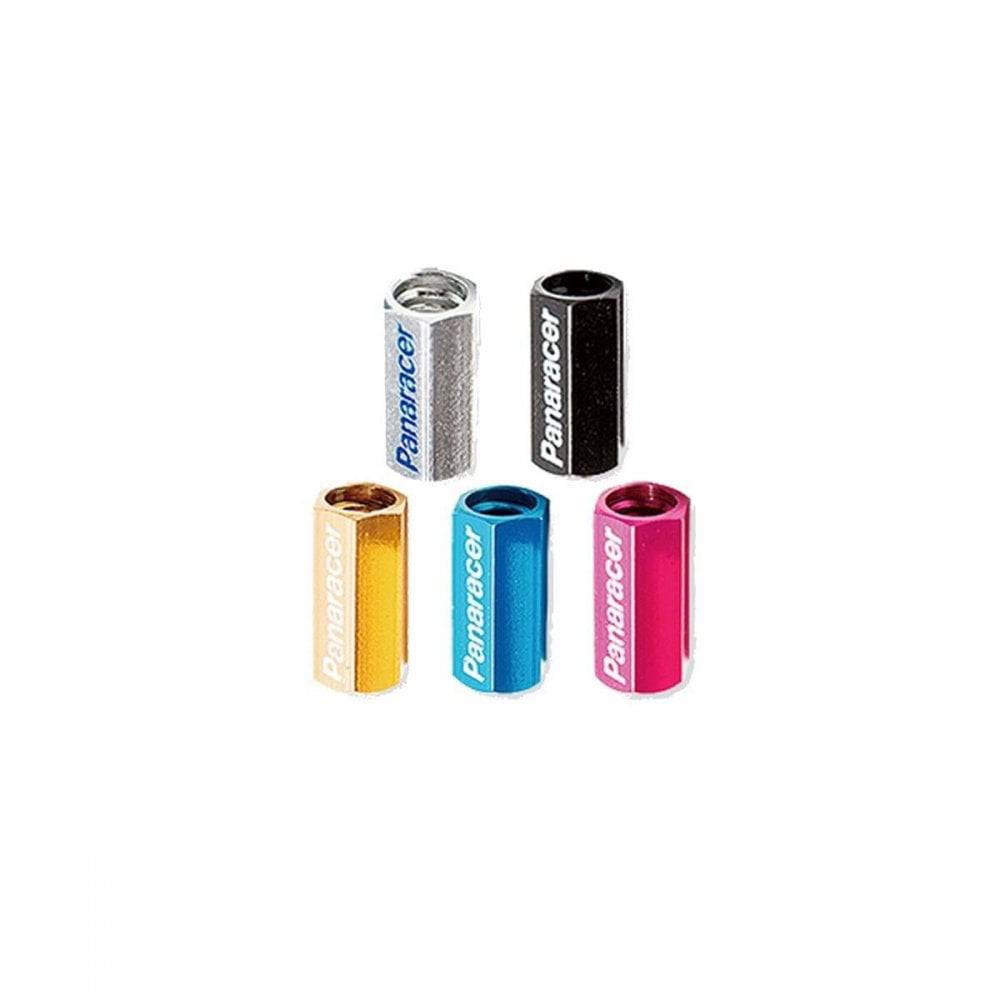 Panaracer tubeless valve core remover and valve cap for Presta valves, bike components for easy tire maintenance.
