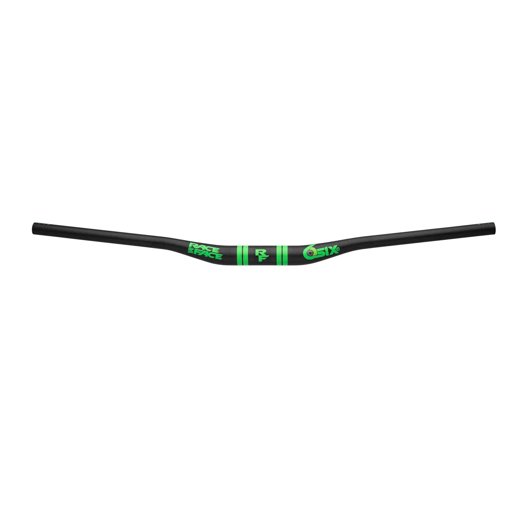 Race Face SIXC Handlebar - 35mm - 20mm Rise Black / Green | Swinnerton Cycles