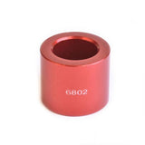 Wheels Manufacturing Drift for Bearing 6802 and 15mm Axles, workshop tool kit with drift tool and axle components.