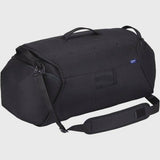 Thule RoundTrip Bike Duffel 55L cycling gear bag with organized compartments, durable accessories for bike travel and storage.