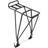 Black M Part AX3D alloy rear rack with quick release and disc brake compatibility, designed for bike accessories.