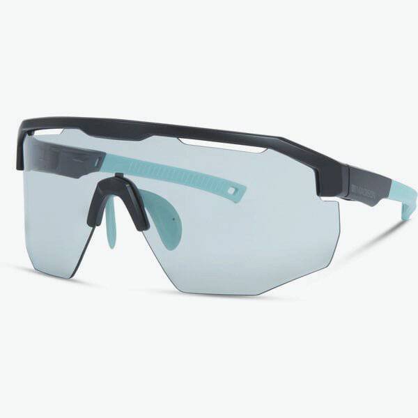 Madison Eyewear Cipher matte black photochromic sunglasses with cat 1-3 lenses, suitable for stylish outdoor wear.
