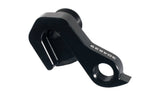 Black Trek ABP Convert 135mm quick release derailleur hanger for rear drive side bicycle components.