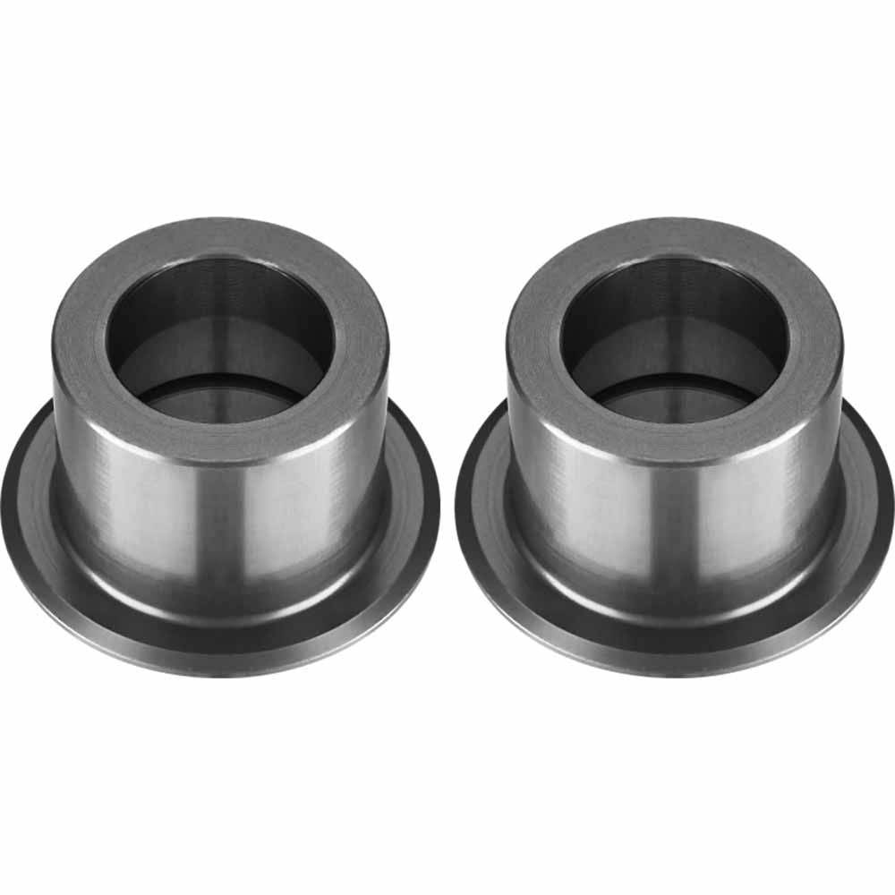 Mavic rear axle adapter 12x142 for 6 bolt hub, showing the durable metal component with threading for bicycle wheel compatibility.