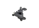 Trek Range Boost Lock in black, a secure battery lock accessory for Trek bikes, shown on a bike frame.