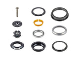 FSA ZS Tapered Steer Headset in black for Trek bikes, 28.6mm to 38.1mm, smooth steering component with precise fit.
