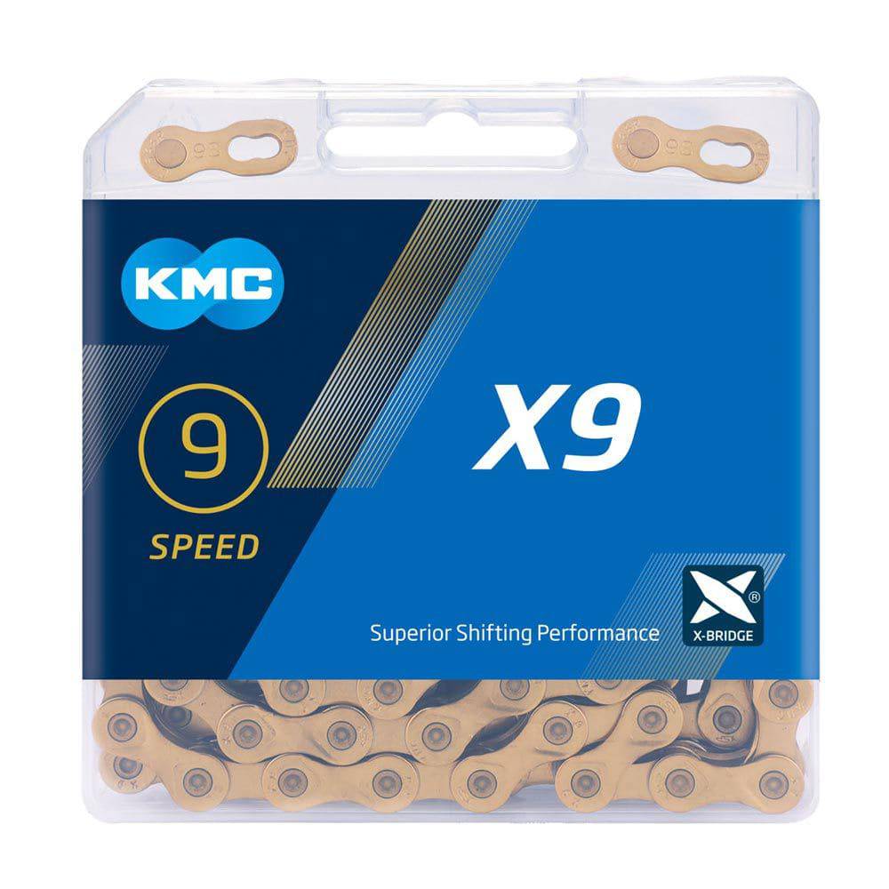 Kmc X9 Ti-N Gold Chain 114L Chain | Swinnerton Cycles