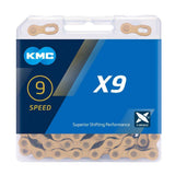 Kmc X9 Ti-N Gold Chain 114L Chain | Swinnerton Cycles