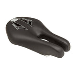 ISM PR 3.0 black bike saddle with a nose-less design, suitable for road, hybrid, and commuter bikes, shown from the side.