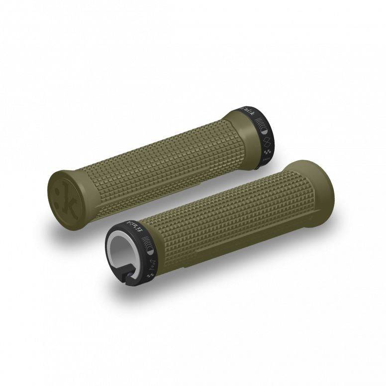 Fizik Race Feel Grip MTB handlebar grips with vibration dampening silicone compound, designed for mountain biking components.