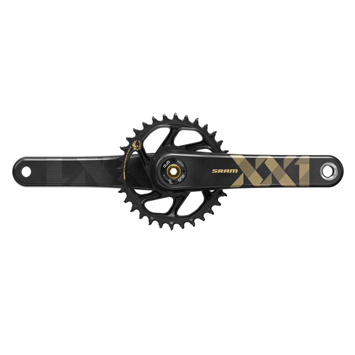 SRAM XX1 Eagle Boost 148 DUB 12-speed direct mount chainring with 34T X-SYNC 2 teeth for mountain bike drivetrain.