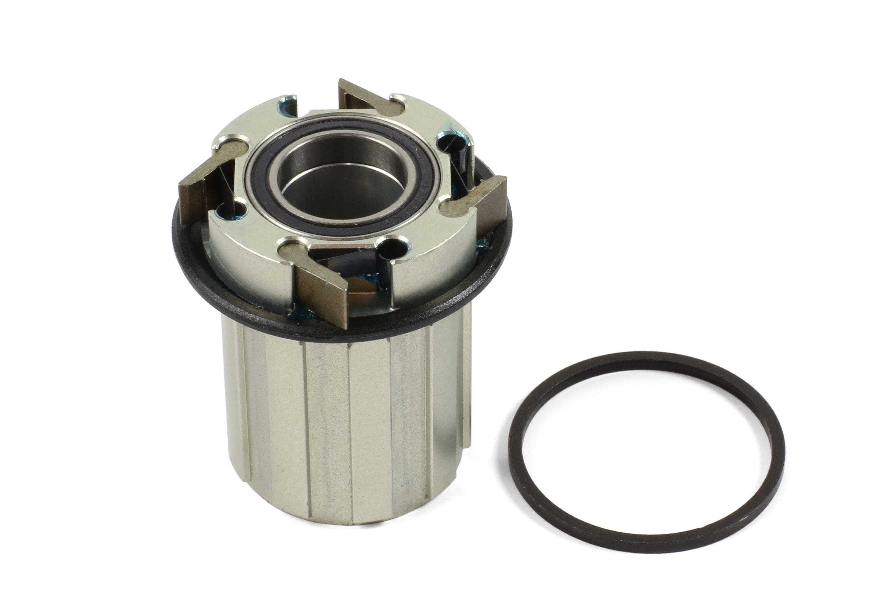 Hope PRO 2 EVO/MONO RS Shimano 11-speed aluminium freehub body for bike components, showing the sleek metal design and branding.