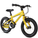 Ridgeback Dimension 14 kids bike for ages 3-4, featuring a sturdy frame and colorful design suitable for children 100-110cm tall.