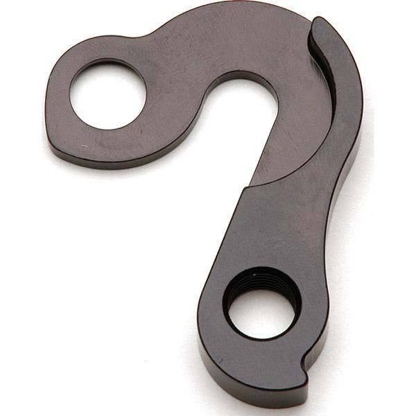 Wheels Manufacturing CNC anodized replaceable rear derailleur hanger dropout for bike components, shown in a close-up image.