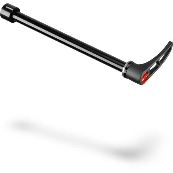 DT Swiss RWS alloy quick release lever for Shimano E-thru 12mm x 142mm wheel hubs, featuring an aluminium lever for secure locking.