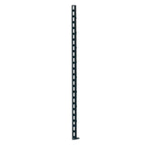 Black UNIOR workshop support bracket with left support arm, measuring 32x45x1155mm, for bench stability.