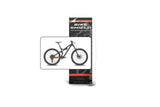 Bike Shield Stay & Cable Shield Kit with clear gloss frame protection accessories for bike frame and cable shielding.