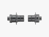 Bontrager Aeolus Pro front hub 5mm QR conversion end cap kit in black, with 100mm old axle length for bike wheel components