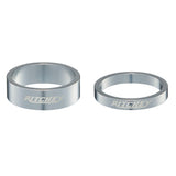 Ritchey Classic Headset Spacers: SILVER 28.6MM/2X10MM+3X5MM | Swinnerton Cycles