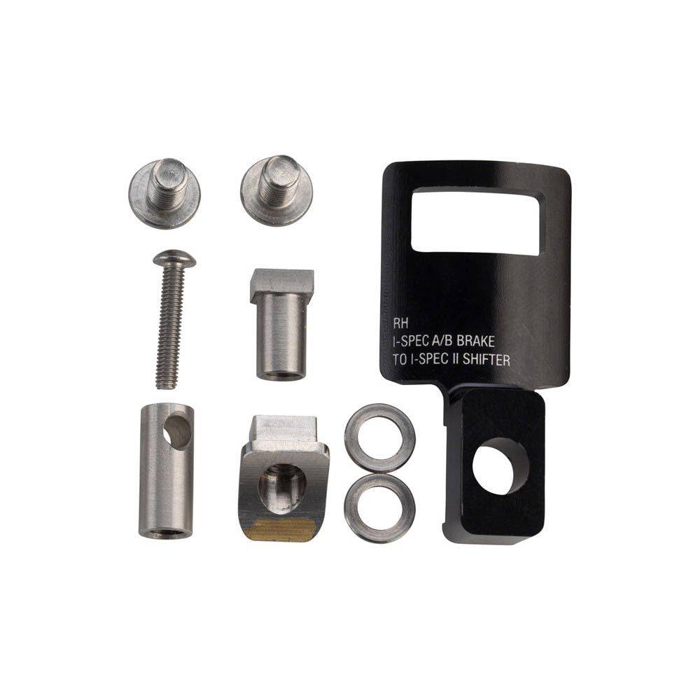 Problem Solvers Rematch Adapter 1.2 CNC machined bike brake component for Shimano brakes, showing detailed metal finish.