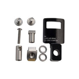 Problem Solvers Rematch Adapter 1.2 CNC machined bike brake component for Shimano brakes, showing detailed metal finish.