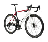 Colnago C72 Disc La Scala Limited Edition carbon road race bike with Dura-Ace Di2 shifters and lightweight frame, shown in studio setting.