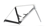 Colnago C72 Disc 2026 carbon road race frameset with integrated cockpit and aerodynamic seatpost, showcasing sleek bike components.