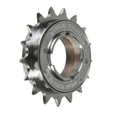 Sturmey Archer bicycle freewheel 1/2 x 1/8 inch for single-speed bikes, showcasing the metal gear teeth and brand markings.