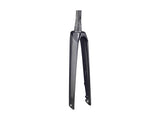 Trek Madone SLR rigid fork for road bikes, showcasing precise steering control and lightweight bike components.