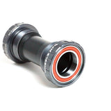 Wheels Manufacturing BSA threaded angular contact bearings for 24mm crank bottom brackets, close-up view of precision bike component