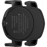 Coros Bike Cadence Sensor mounted on crank arm, Bluetooth-enabled, IP67 waterproof cycling accessory for accurate cadence tracking.