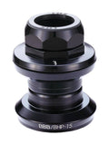 BBB Threadaround 1-inch threaded headset with sealed bearings for bikes, showcasing the component's durable design and threading details.
