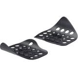 Deda Elementi alloy armrests for aero handlebar with Kronos TT and Parabolica extensions on bicycle component.