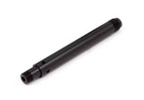 DVO Damper Shaft for Topaz 65/60 rear shock suspension component, showing the metal shaft with precise machining and branding.