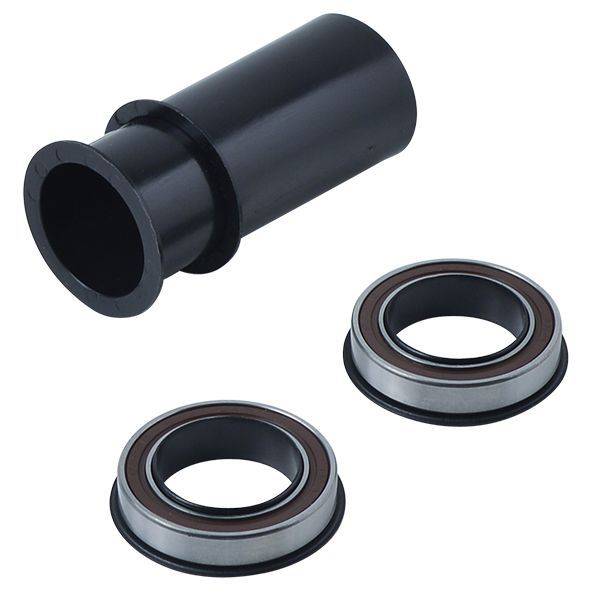 Trek integrated Shimano BB90/BB95 steel bottom bracket kit in grey, showing the compact, durable component for bicycle installation.