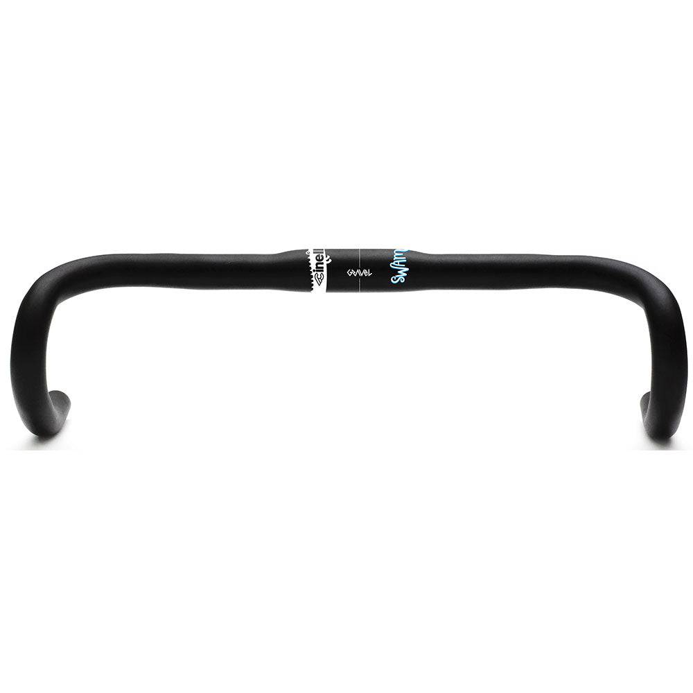Cinelli Swamp Bars gravel and road bike handlebar with 10° flare, showcasing ergonomic design and lightweight aluminum construction.