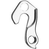 Durable M Part gear hanger for Stevens and Corratec bikes, replacement bicycle component, shown in black on a neutral background.