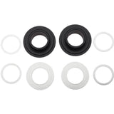 Problem Solvers BB30 adaptor spares and accessories for mountain bike cranks, showing various components and compatibility features.