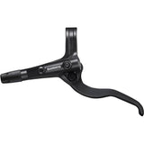 Shimano Acera BL-MT401 left hand hydraulic brake lever for mountain bike, black component with ergonomic design.
