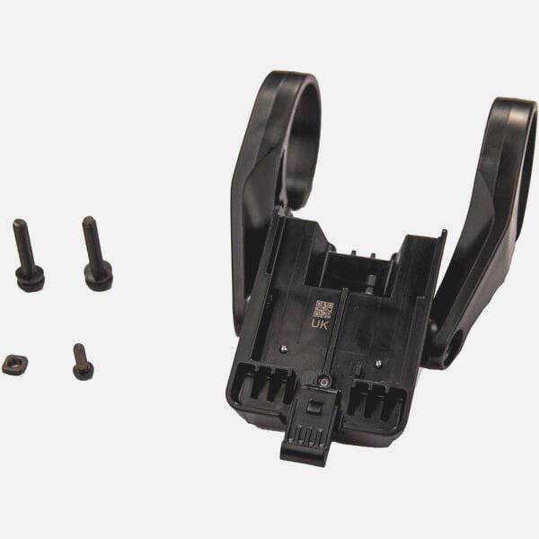 Shimano Spares SC-EN610 35mm bracket unit replacement for e-bike transmission, close-up of component with mounting details.