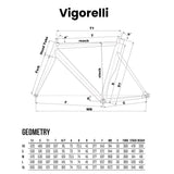Cinelli Vigorelli alloy blue track frame with Columbus Futura SL carbon fork, ideal for racing and urban riding.