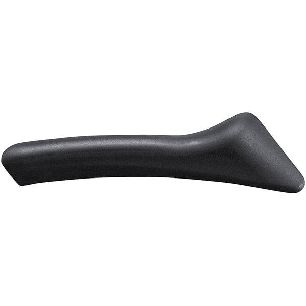 Shimano FD-R9100 skid plate replacement for front derailleur protection, shown in black, designed for Shimano components.
