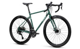 Genesis Croix de Fer 20 725 gravel bike with Shimano 2x10-speed gear system and TRP brakes, shown in a side view.
