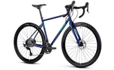 Genesis Croix de Fer 50 2026 gravel bike with Shimano GRX 2x12-speed drivetrain and hydraulic disc brakes, shown with rugged frame