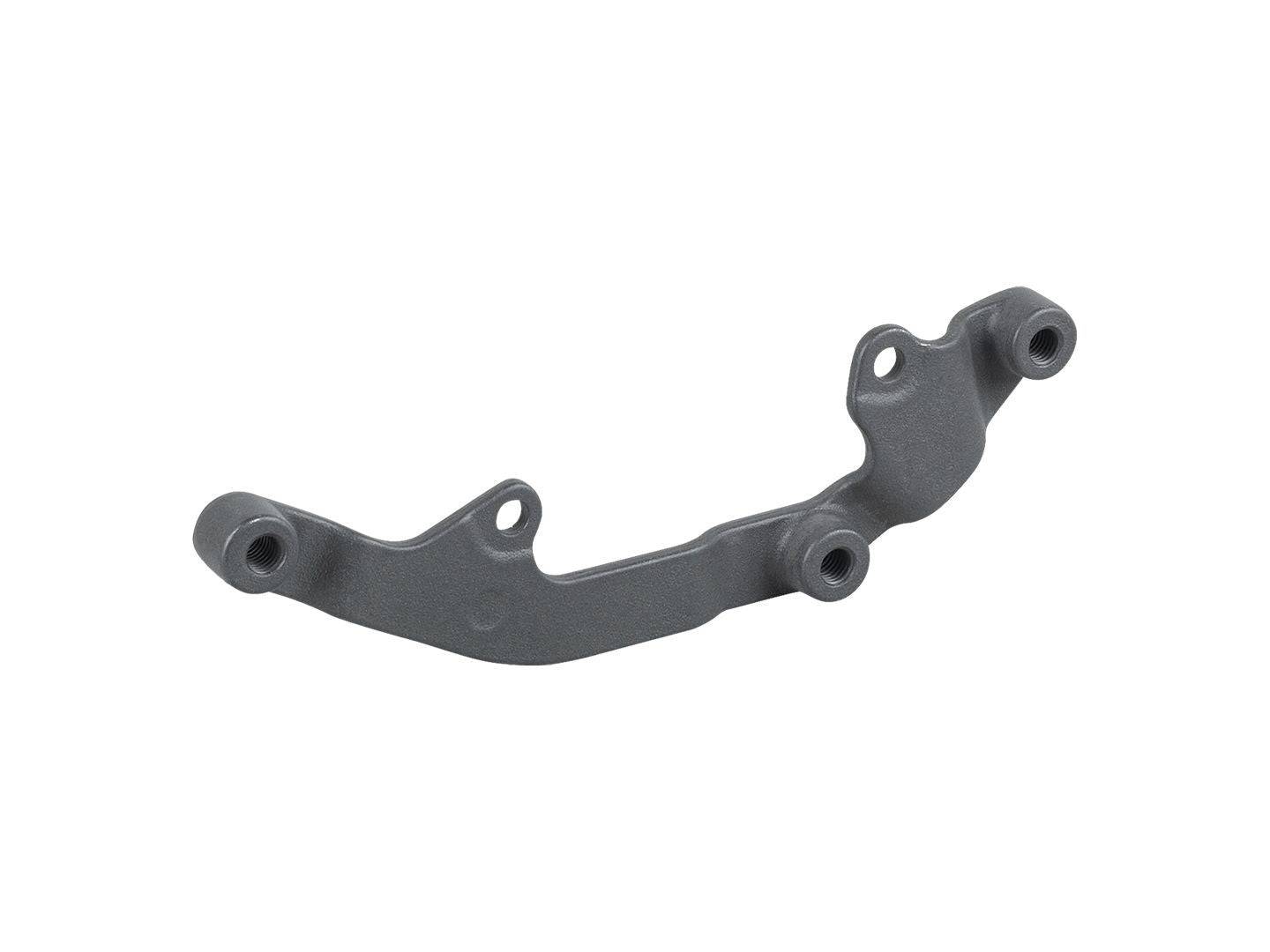 Black Trek Bosch Gen 3 motor mount bracket for Trek e-bike frames, component part designed for secure motor installation.