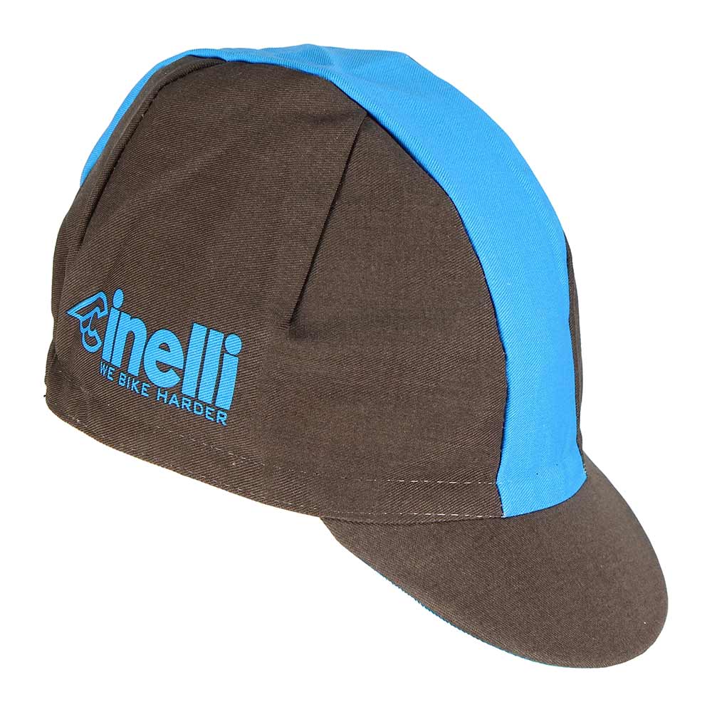 Cinelli Breathable cycling cap, unisex fit, lightweight bike headwear with a sleek design for comfort during rides.