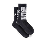 Unisex Cinelli Peace cycling socks made in Italy with colorful design, lightweight performance fabric, and breathable comfort for cycling.
