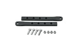 Topeak adjustable telescopic legs for Super Tourist and Uni Explorer non-disc racks, black bike rack accessories.