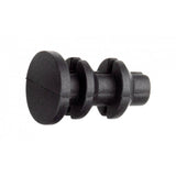 Jagwire black closed-type frame plug refill bag with 10 round 5.7-6mm ports for bike frame protection and cable management.